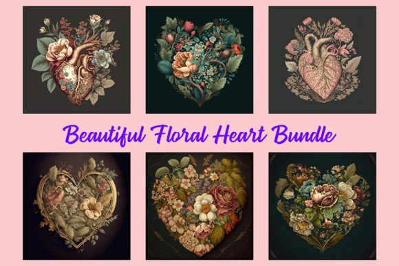 Beautiful Vintage Floral Heart Bundle Review