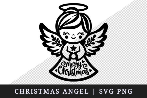 Christmas Angel Clipart Svg Png Cut File Review