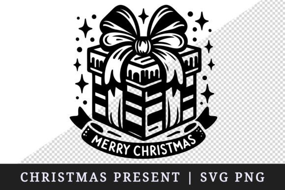 Christmas Present Sublimation Svg Png