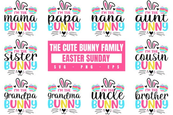 Cute Bunny Family Easter Egg Love Svg Review