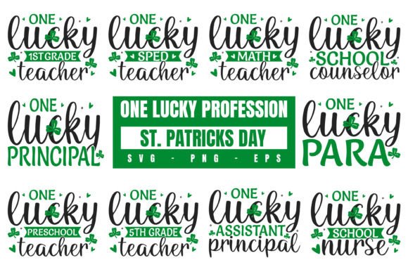 One Lucky Profession St Patricks Day Svg Review