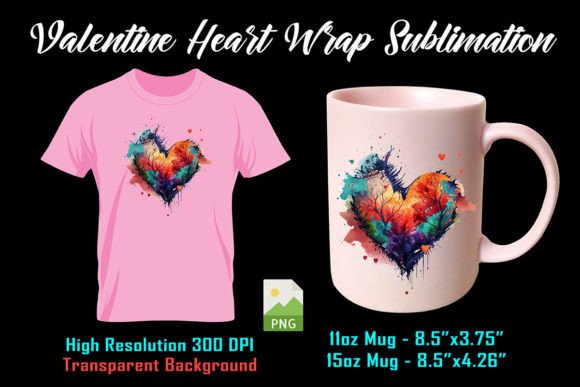 Watercolor Heart Splashes Sublimation Review
